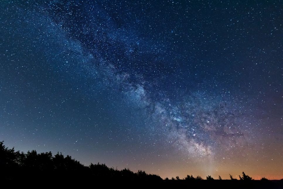 Auf dem Gelände der Sternenwarte im Nationalpark Eifel bietet Harald Bardenhagen Naturerlebnisse der besonderen Art. Inmitten des Internationalen Sternenparks lässt sich die Milchstraße noch mit bloßen Augen betrachten. Foto: Silvia Vanselow