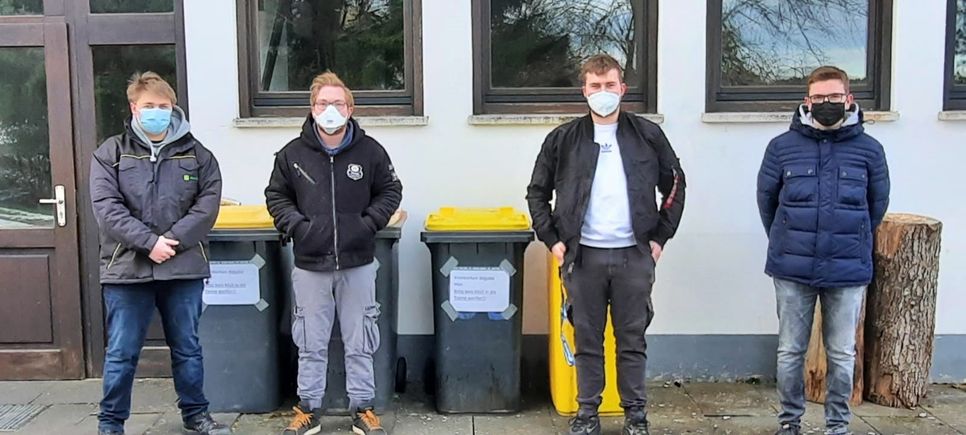 Hauptverantwortlich sind: Paul Klein, Andre Lützenkirchen, Luca Vey, Hendrik Niebes (v.l.nr.) sowie Nena Berners und Frank Klinkhammer, die auf dem Foto fehlen. Foto: Privat