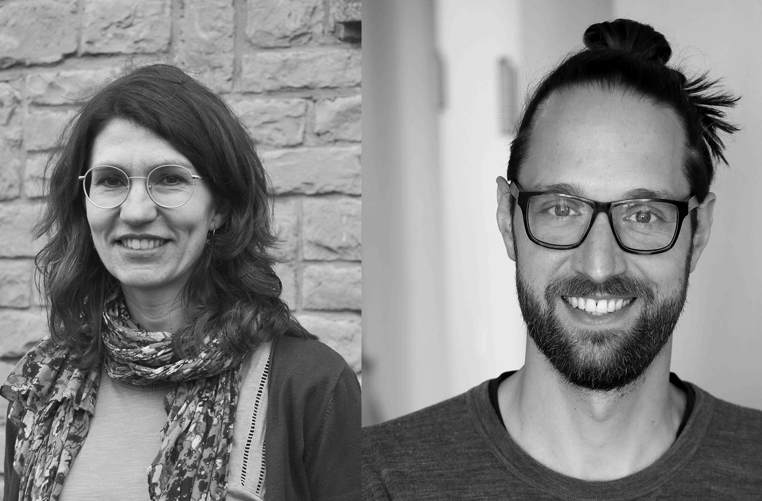 Die Klimaschutzmanager des Eifelkreises Bitburg-Prüm: Claudia Mohr (links) und Stefan Borens.