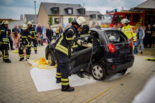 Jede Menge Information und Action: Das Interesse am Sicherheitstag der "Blaulichtfamilie" in Winzenheim war groß.
