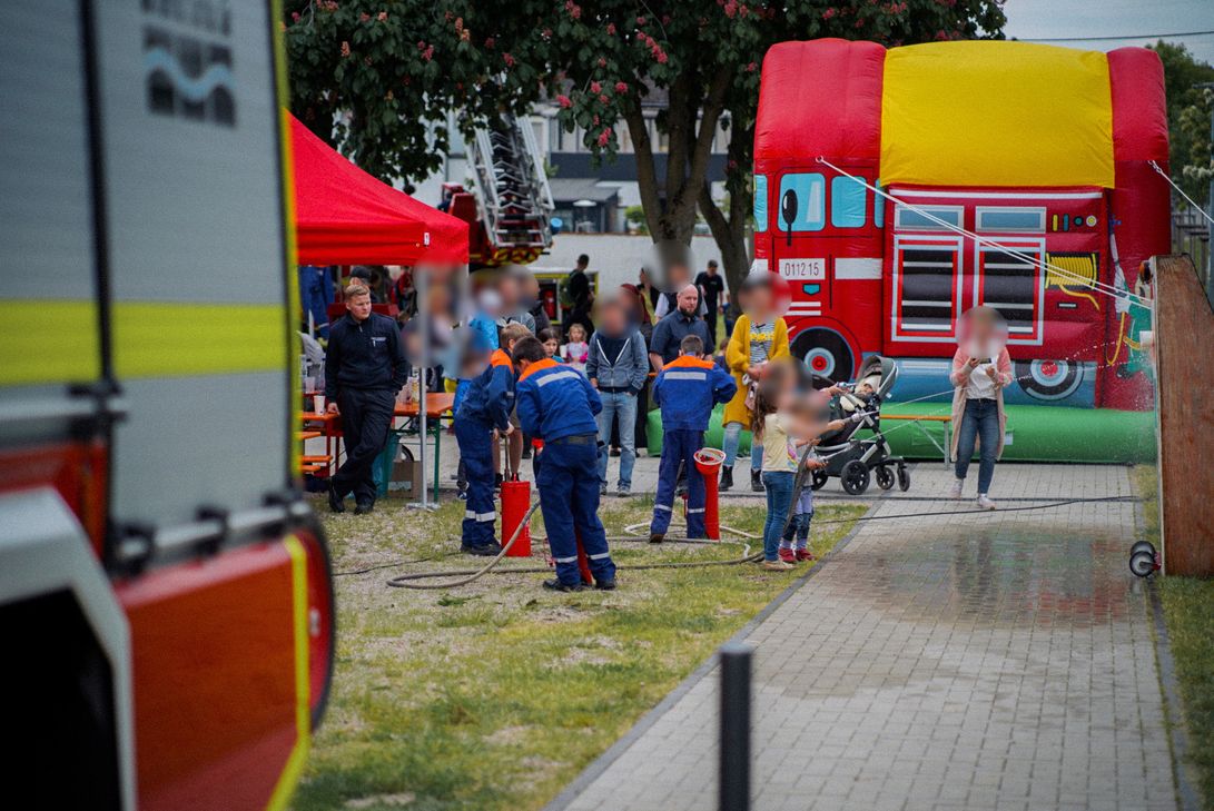 Jede Menge Information und Action: Das Interesse am Sicherheitstag der "Blaulichtfamilie" in Winzenheim war groß.
