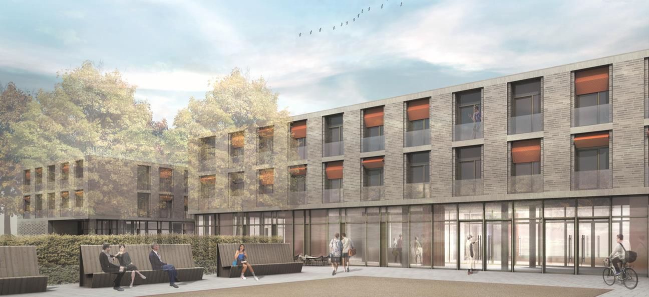 So soll es aussehen, das neue Internat am BGZ. Foto: fischerarchitekten Partnerschaft mbB Aachen