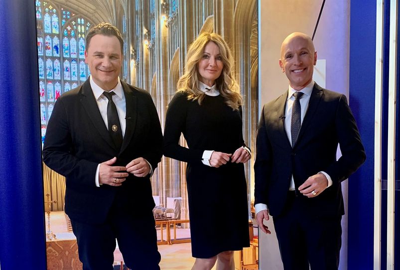 Guido Maria Kretscher, Frauke Ludowig und Michael Begasse berichten topaktuell über den Staatsbesuch von König Charles III. und seiner Frau Camilla.