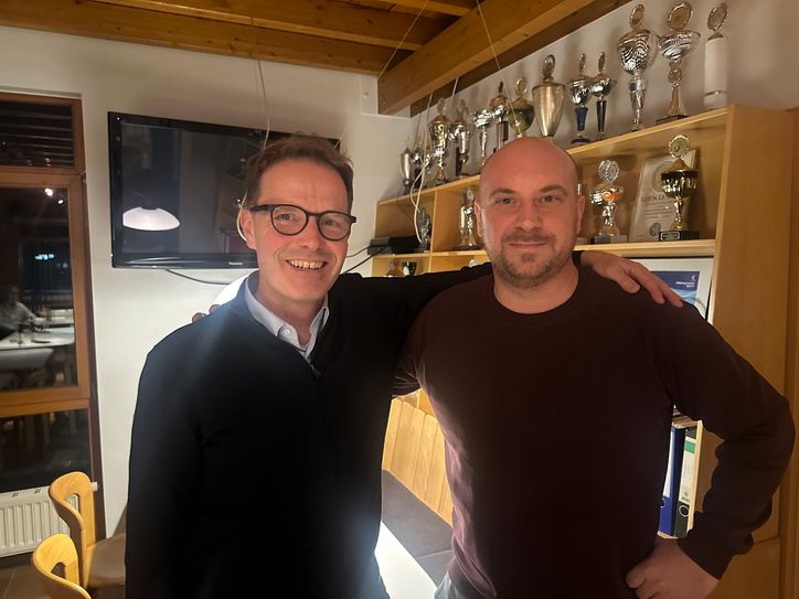 Von links: Thomas Steinhauer und Tim Entringer