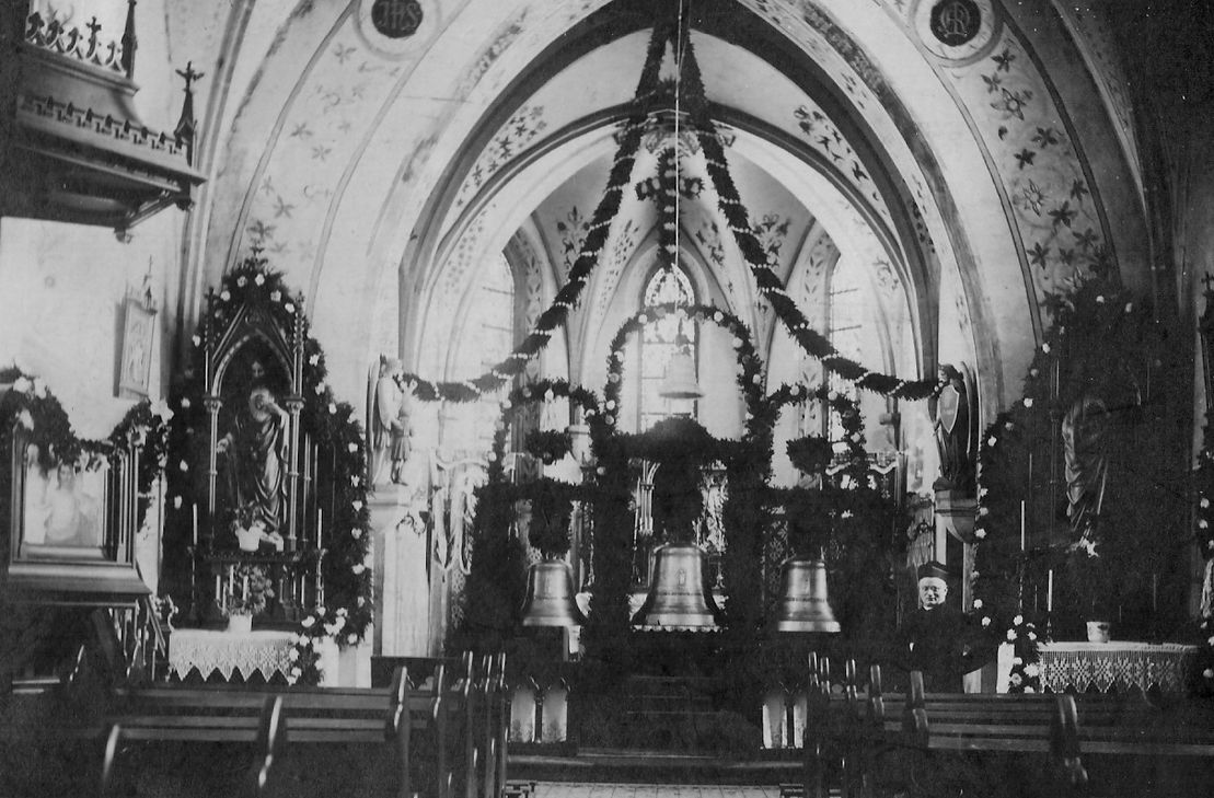 Die Kirche in Lichtenborn (Eifel).