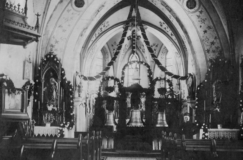 Die Kirche in Lichtenborn (Eifel).