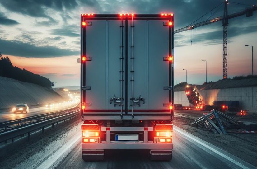 Der Lkw-Fahrer, der den Unfall in der Baustelle verursacht hatte, setzte seine Fahrt fort, ohne sich um den Crash zu kümmern. Die Polizei ermittelt und sucht Zeugen.