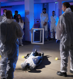 DIe landesweite „Crime-Night“ bot Gelegenheit, die Vielseitigkeit des Polizeiberufs hautnah zu erleben.