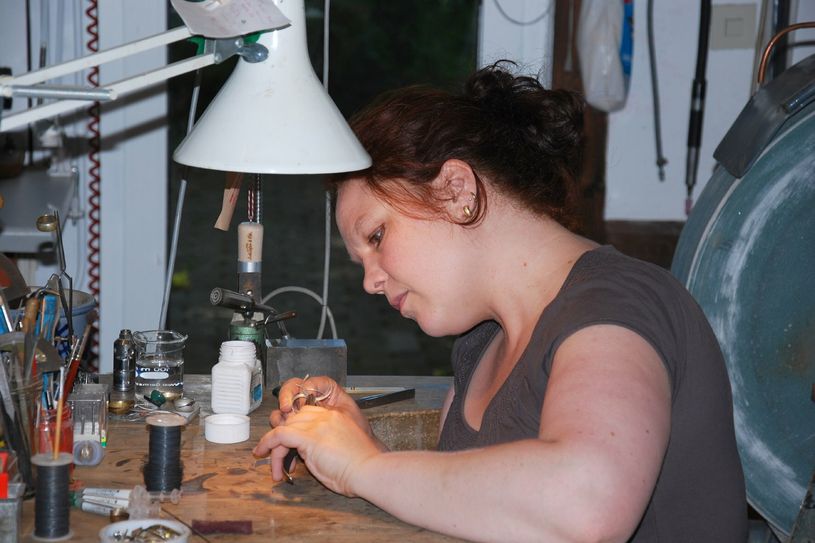 Auch Künstlerin Esther Ackermann ist beim Tag der offenen Werkstätten mit von der Partie.