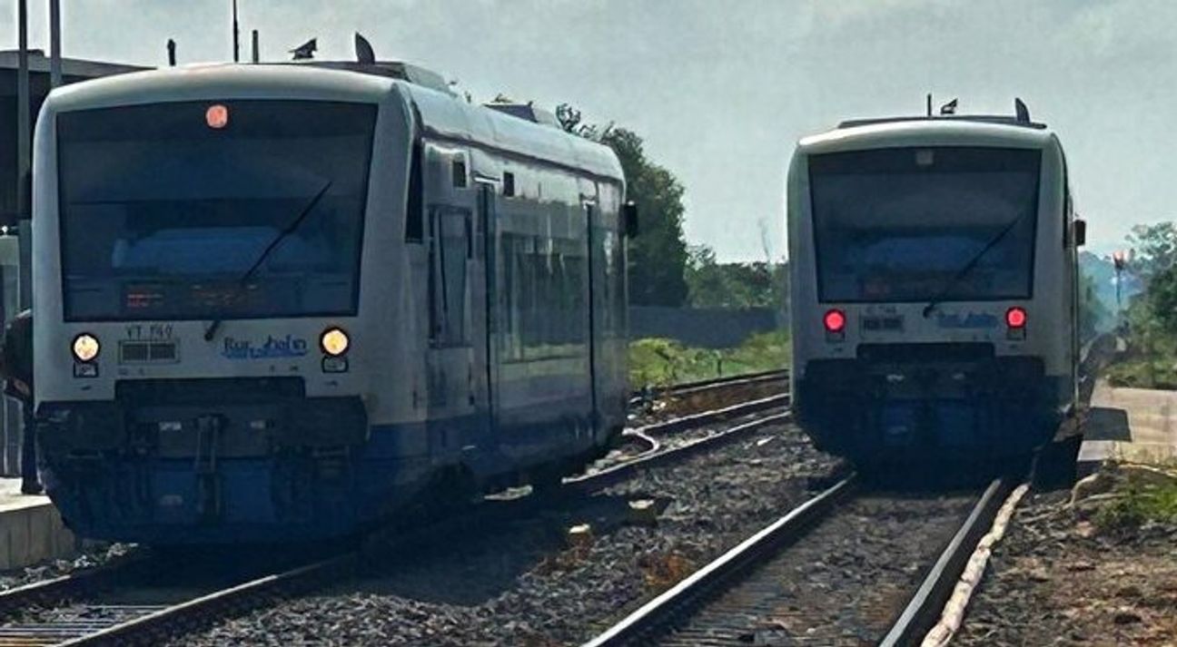 In Zülpich hält während der Bauarbeitennur der Schienen-Ersatzverkehr.
