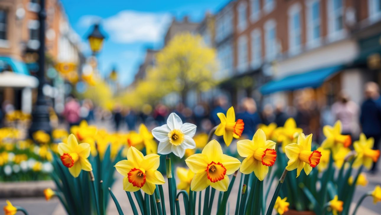 Blumen machen Innenstädte schöner und lebendiger