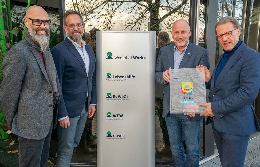 Von rechts: Ferdinand Niesen, Markus Pfeifer, Richard Kläsges, Jürgen Morbach.