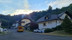 Böschungsbrand in Idar.
