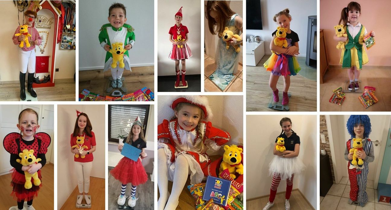 Marienkäfer und Prinzessinnen wiegen sich für guten Zweck. Foto: HARIBO