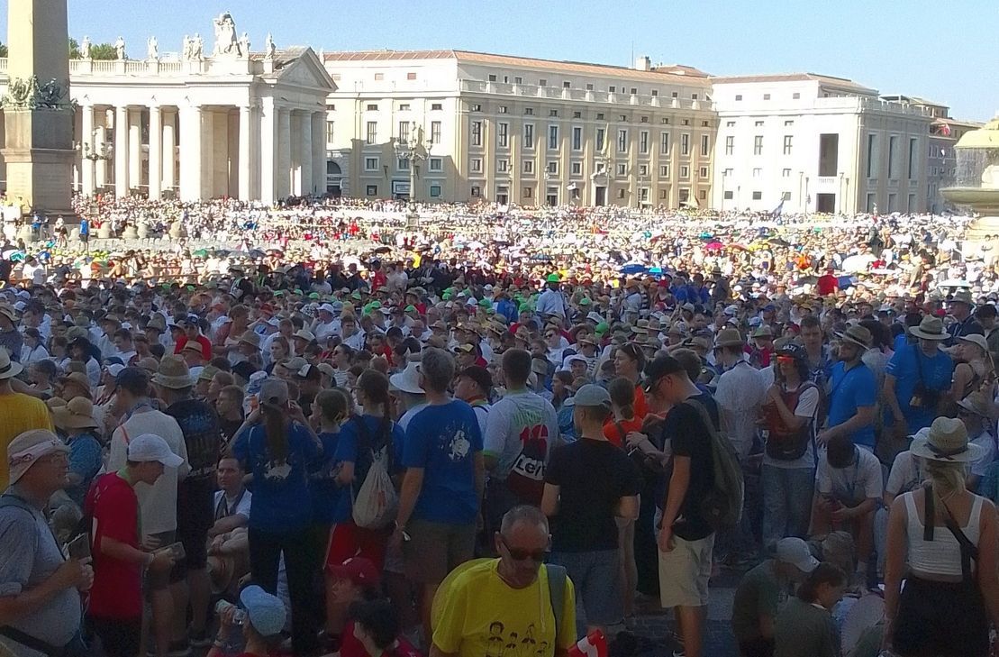 Die internationalen Messdienerwallfahrt nach Rom fand statt.