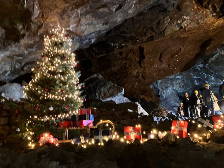 Weihnachtsmarkt im Kupferbergwerk