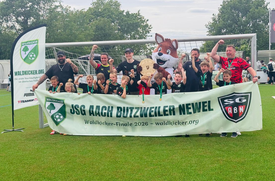 Die F-Jugend der JSG Aach/Butzweiler/Newel kürt sich zum Waldkicker Meister 2025/2026.