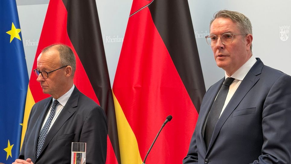 Dort war auch Ministerpräsident Alexander Schweitzer vor Ort. In der Pressekonferenz ging es um ein mögliches Ende der Grenzkontrollen.
