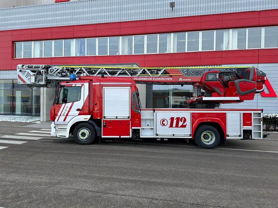 Das neue Drehleiterfahrzeug der Feuerwehr Euskirchen