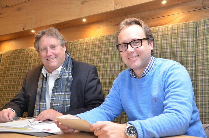 Reichlich Gesprächsstoff gab es zwischen dem CDU-Landtagsabgeordneten Axel Wirtz (l.) und dem Roetgener CDU-Fraktionsvorsitzenden Michael Seidel.