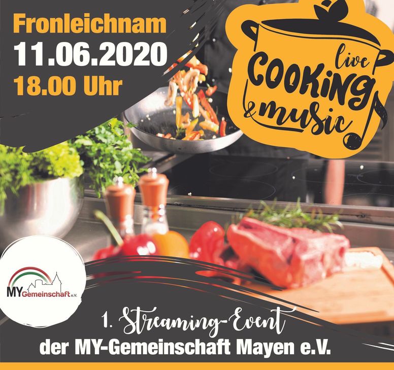 Mit diesem Flyer mach die "MY-Gemeinschaft" auf das besondere Event aufmerksam.