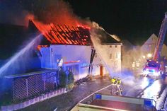 Verheerender Brand in Bundenbach. Foto/Video: Sebastian Schmitt