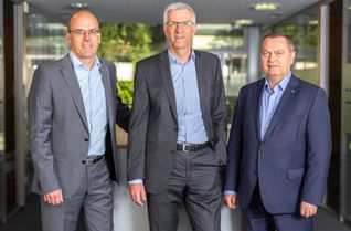 Der Vorstand der Bank, v.l.n.r. Dr. Michael Wilkes (Co-Vorstandssprecher), Erik Gregori (Co-Vorstandssprecher), Peter van Moerbeeck.