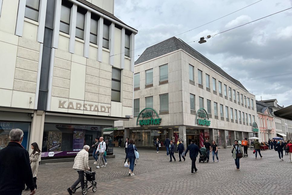 Die zweite Trierer Galeria-Kaufhof-Filiale in der Simeonstraße gegenüber dem Karstadt-Leerstand soll erhalten werden.