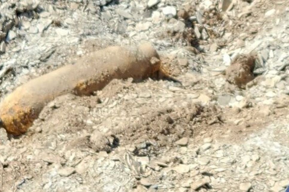 Auf einem Acker bei Mittelstrimmig sind drei Bomben aus dem 2. Weltkrieg gefunden worden.