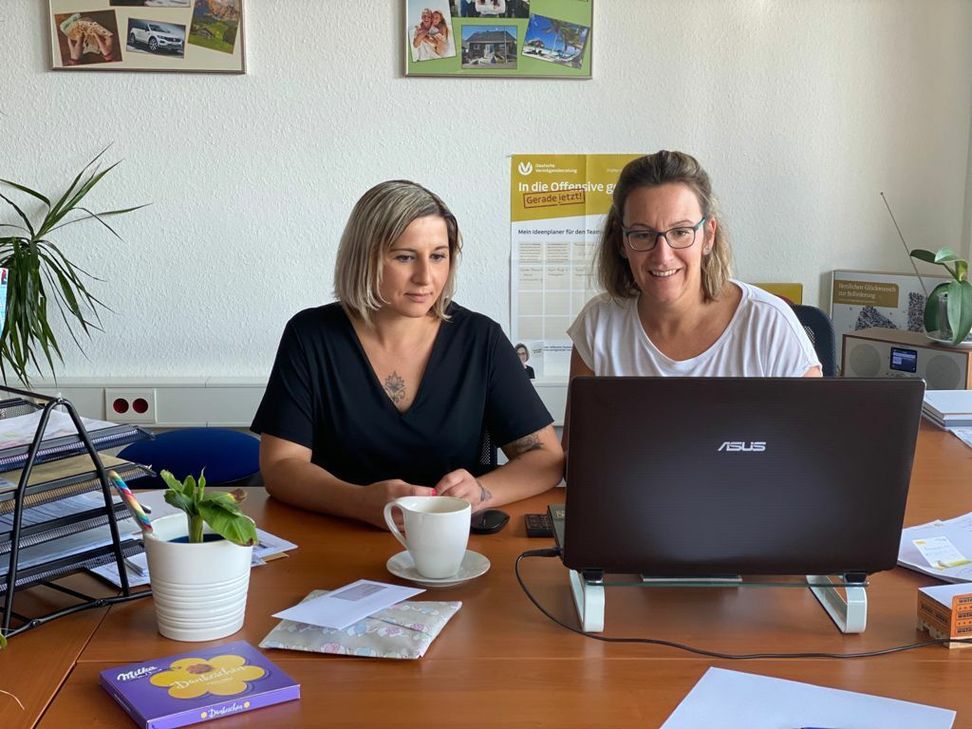 Das Team der Allfinanz Deutsche Vermögensberatung kümmert sich neben dem »normalen« Job mit Freude um die Vorbereitung des Events. Foto: privat