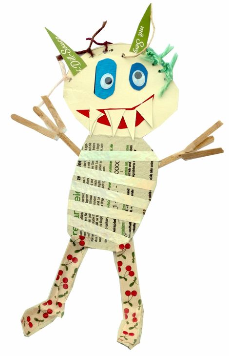 Vielen Dank an Lily Zender, die schon mal monstermäßig vorgebastelt hat! Foto: Neumann