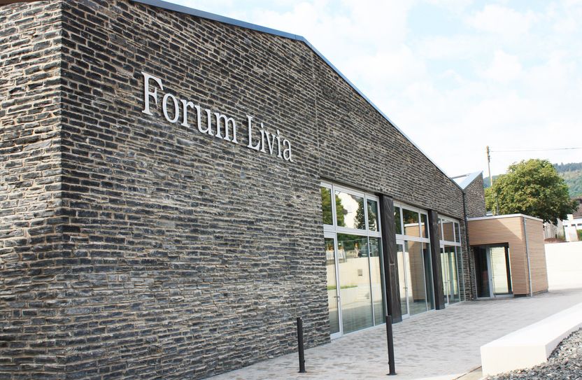 Das neue Gemeindezentrum "Livia Forum" in Leiwen ist innen wie außen ein Blickfang. Foto: FF