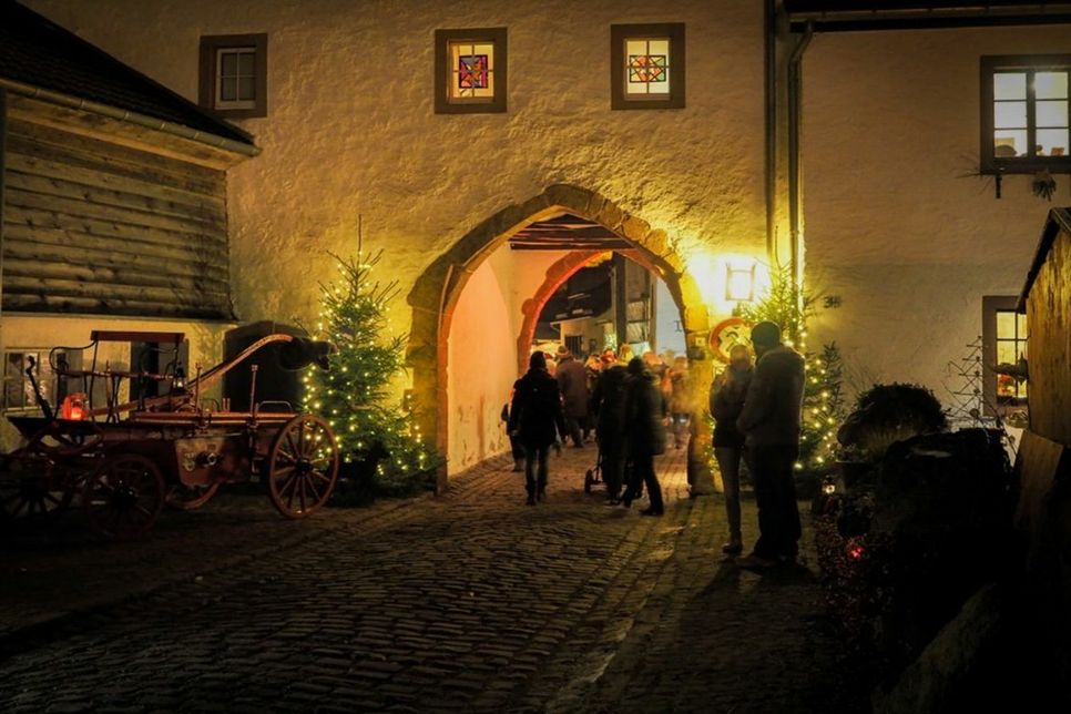 Der malerische Weihnachtsmarkt in Kronenburg findet in diesem Jahr nicht statt. Foto: Privat