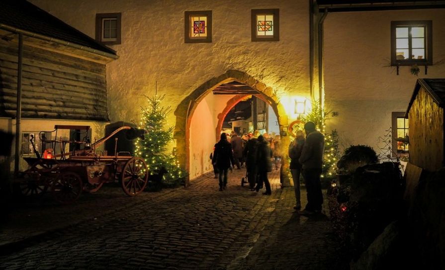 Der malerische Weihnachtsmarkt in Kronenburg findet in diesem Jahr nicht statt. Foto: Privat