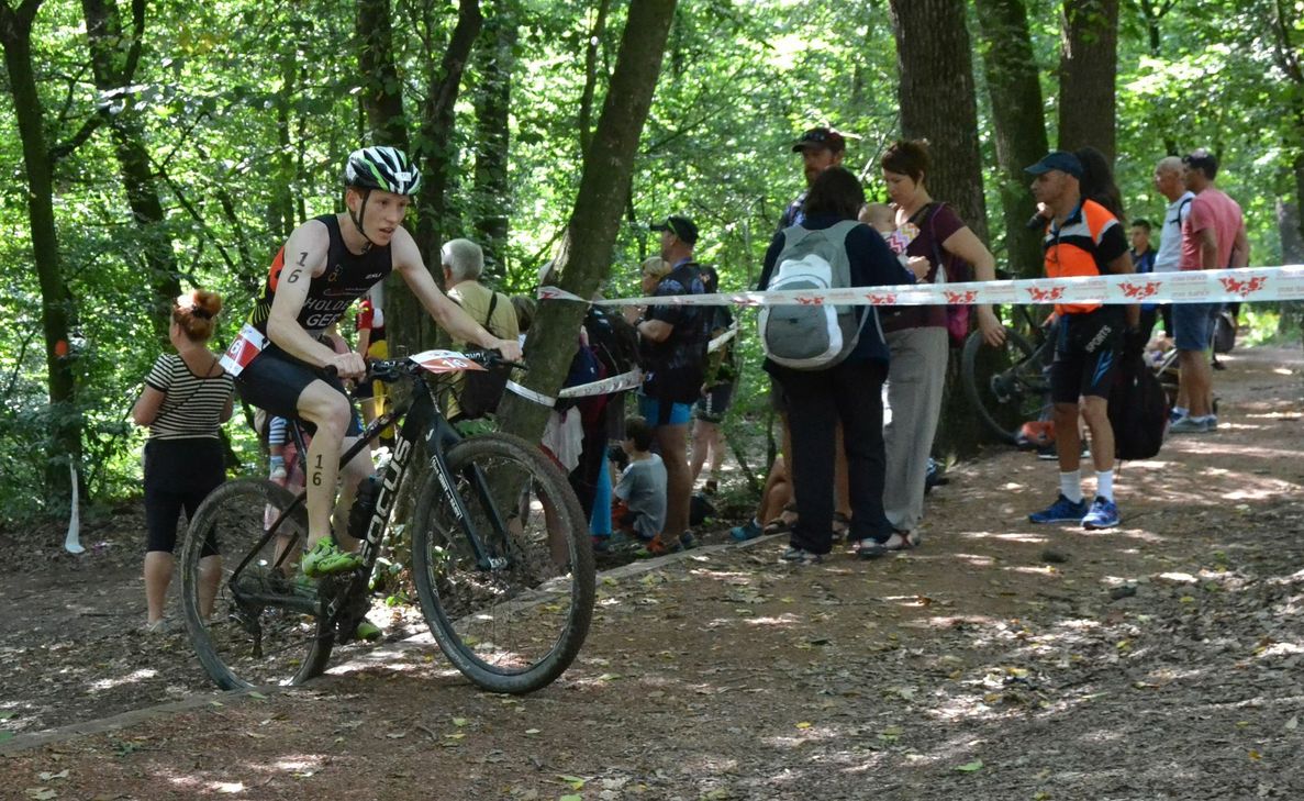 Lars Holder wurde Vize-Europameister im Crossduathlon.