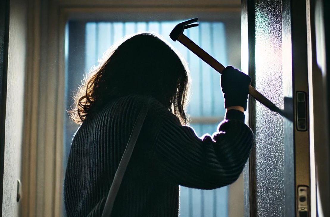 Die vier Einbrecherinnen flüchteten unerkannt in Richtung Hauptfriedhof. Die Polizei sucht Zeugen.