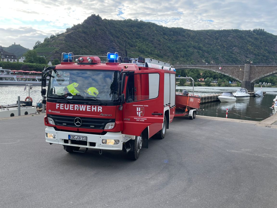 Mehrere Feuerwehren sind derzeit in Cochem im Einsatz.