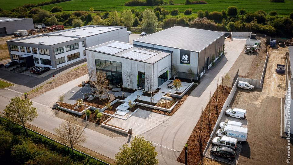 Das neue Firmengelände in Echternach.