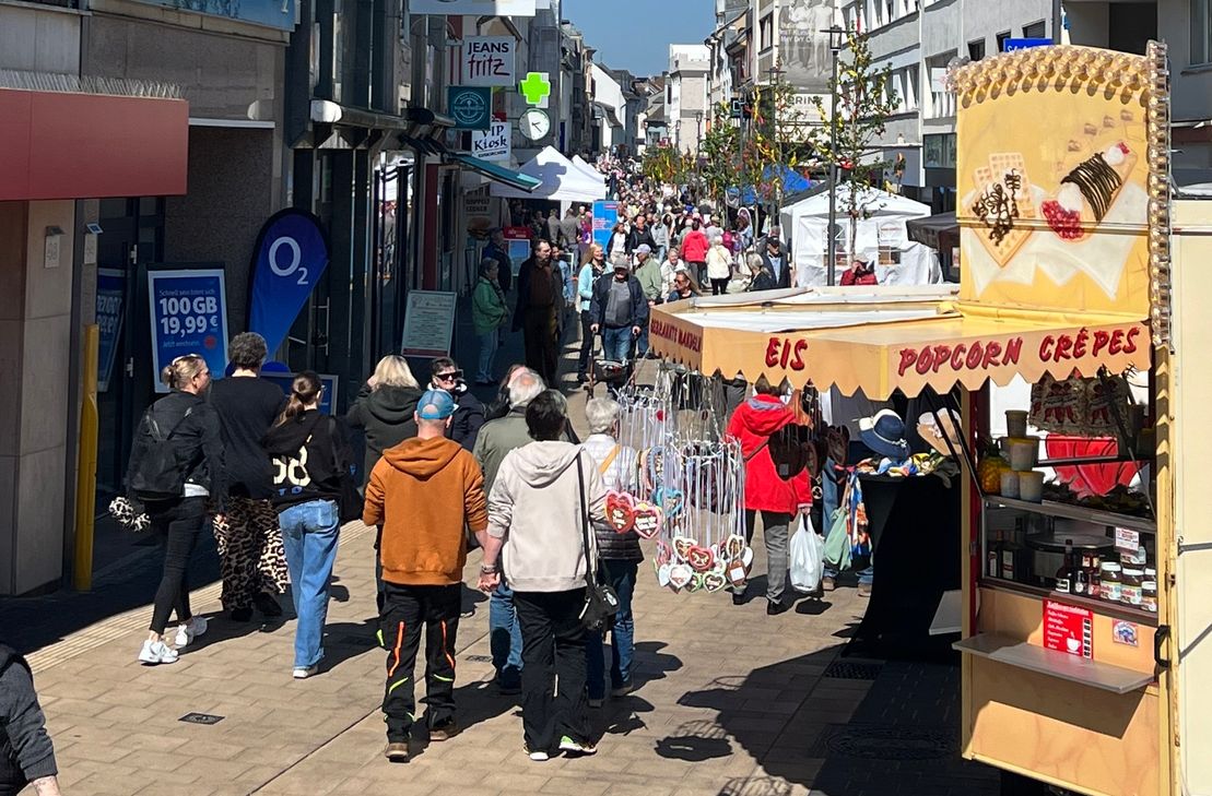 Viele Besucher fanden am Wochenende in die Euskirchener Innenstadt.