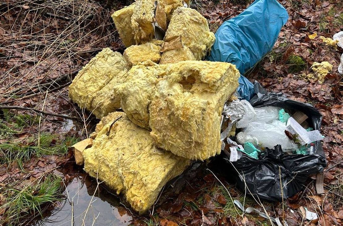 Ort der illegalen Müllentsorgung