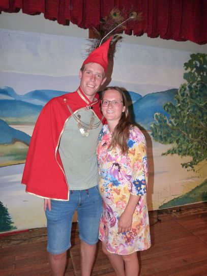 Nach drei Jahren soll endlich der Nachfolger von Konzens Hahnenkönig Stefan Banzet (mit Ehefrau Janina) gekürt werden.