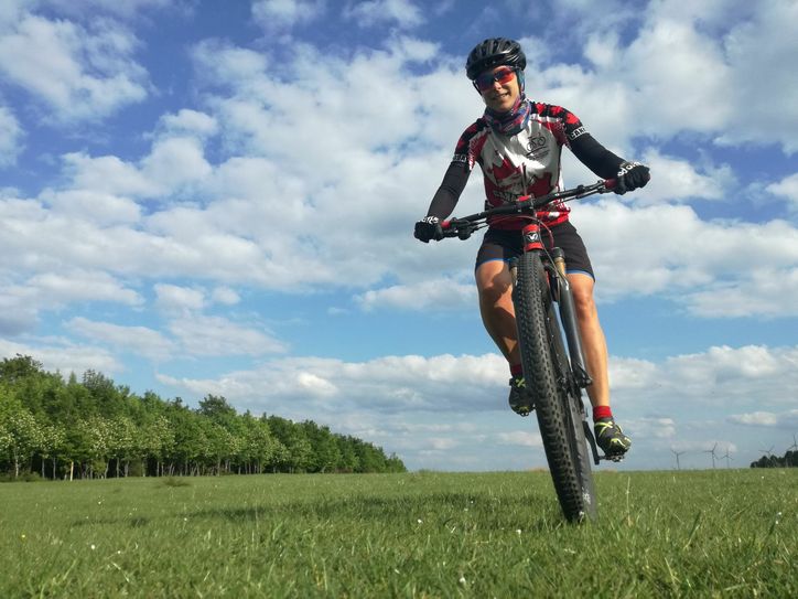 Daniela Schütt triumphierte beim UCI World Series-Rennen im belgischen Houffalize. Der Lohn ist die Qualifikation für die Mountainbike-WM in der Schweiz. Foto: Privat