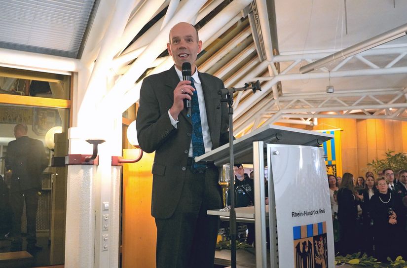 Begrüßung durch Landrat Volker Boch.