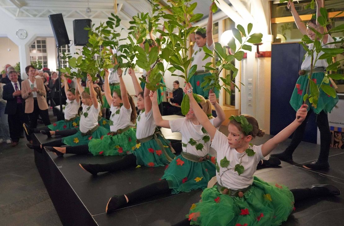 Auftritt der Tanzgruppe der Dr. Kurt-Schöllhammer-Schule Simmern.