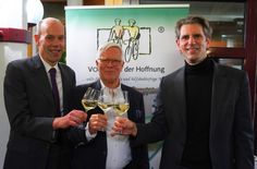 Landrat Volker Boch (links) gemeinsam mit den Landräten a.D. Bertram Fleck (Mitte) und Dr. Marlon Bröhr, MdB.