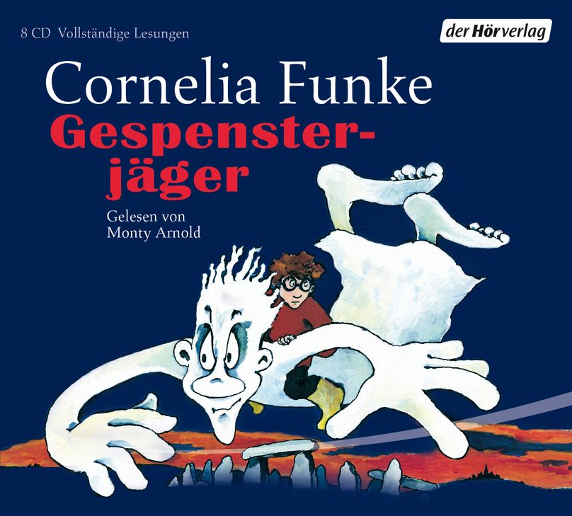 Gespensterjäger von Cornelia Funke ist bei "der Hörverlag" erschienen, ISBN 978-3-86717-982-9 und kostet 19,99 Euro.