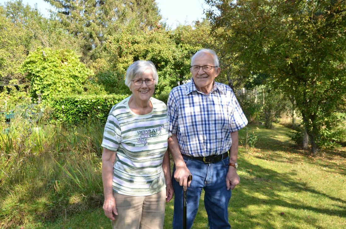 Franziska und Adolf May, die am 1. Oktober eiserne Hochzeit feiern, leben in Mützenich. Foto: T. Förster