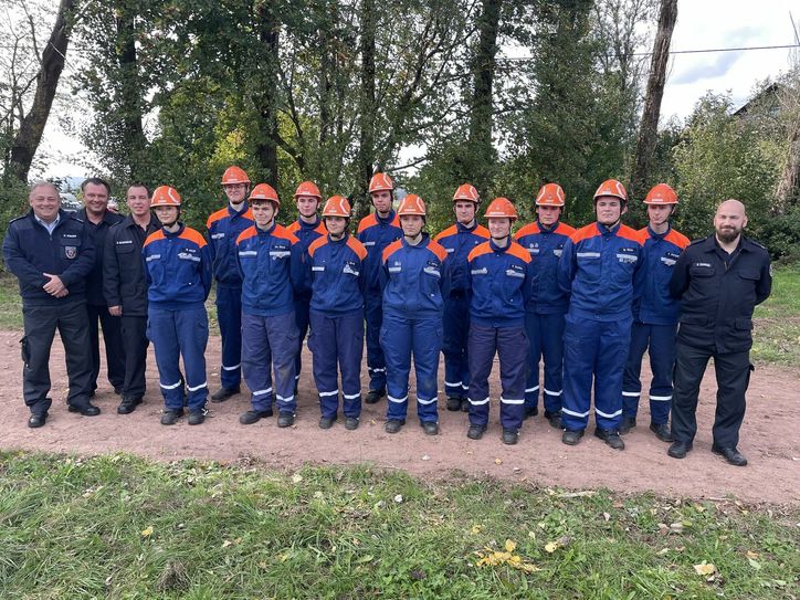 Der erfolgreiche Feuerwehrnachwuchs kann stolz auf seine Leistungen sein