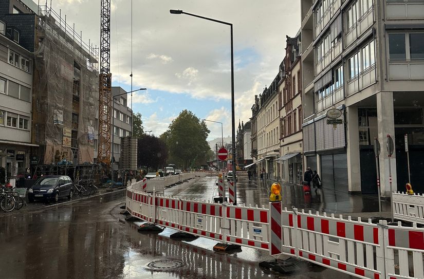 Die Bahnhofstraße in Trier wird wieder eine Allee.