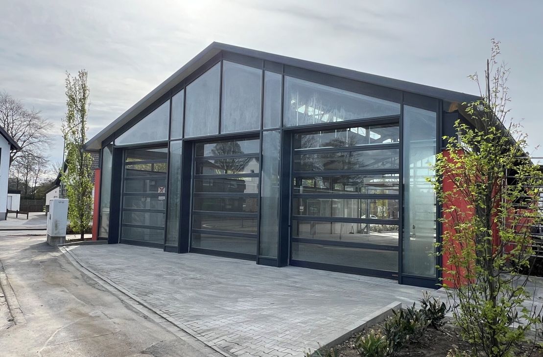 Die neue Markthalle im Herzen von Imgenbroich ist bezugsfertig.